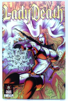 Lady Death Chromcover Comic Nr. 1: Der Tod steht ihr gut von Chaos! Comics Deutschland